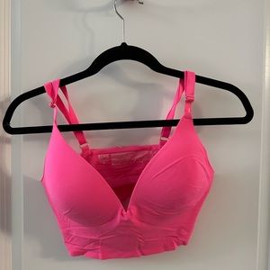 PINKong line bralette wireless NWT